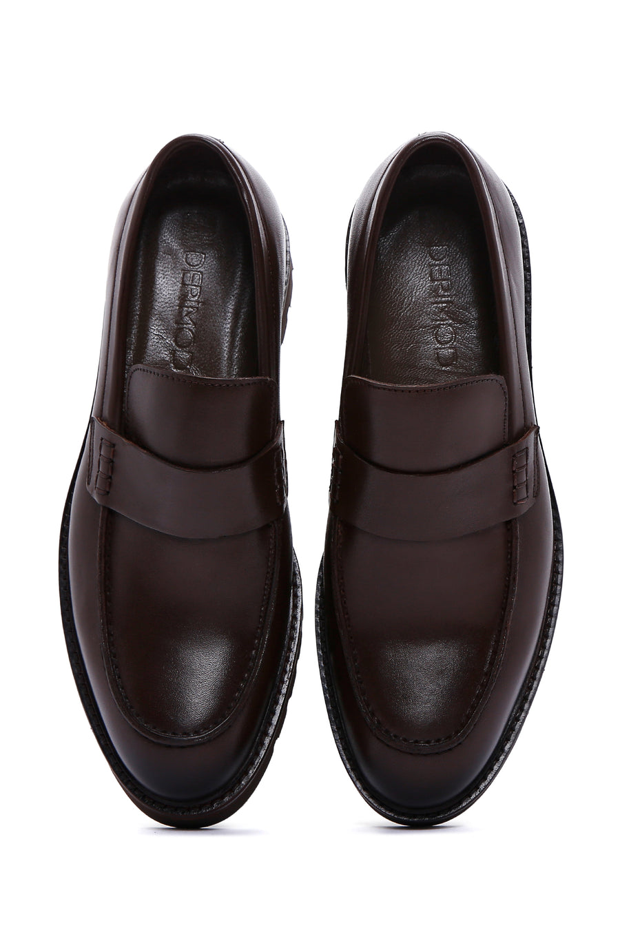 Men's Brown Leather Casual Loafer