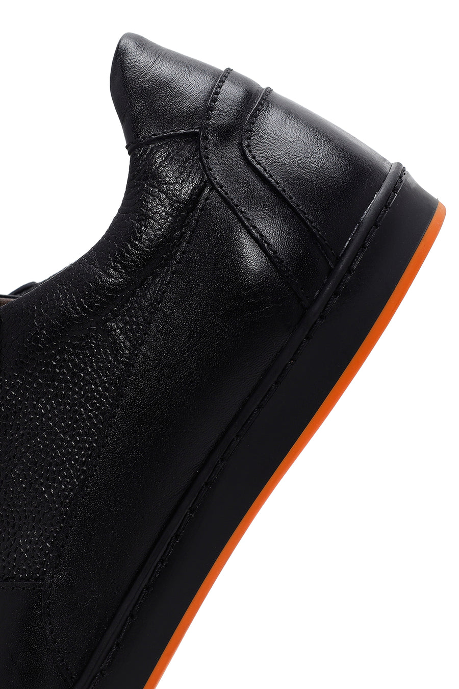 Erkek Lacivert Deri Casual Sneaker