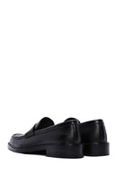Men's Black Leather Classic Loafer | Derimod