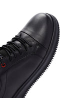 Erkek Siyah Deri Sneaker | Derimod