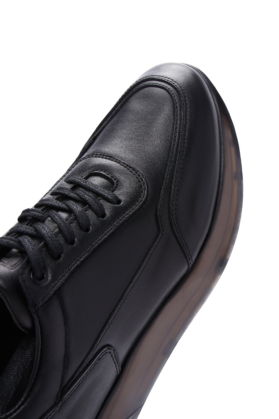 Erkek Siyah Nubuk Deri Sneaker