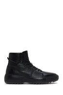 Men's Black Leather Boots | Derimod
