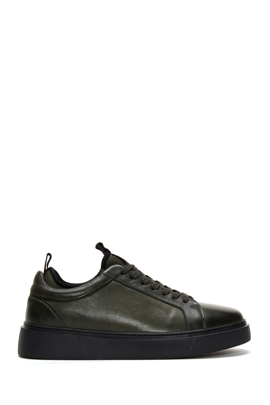 Erkek Yeşil Deri Kalın Tabanlı Sneaker 23WFD611418 | Derimod
