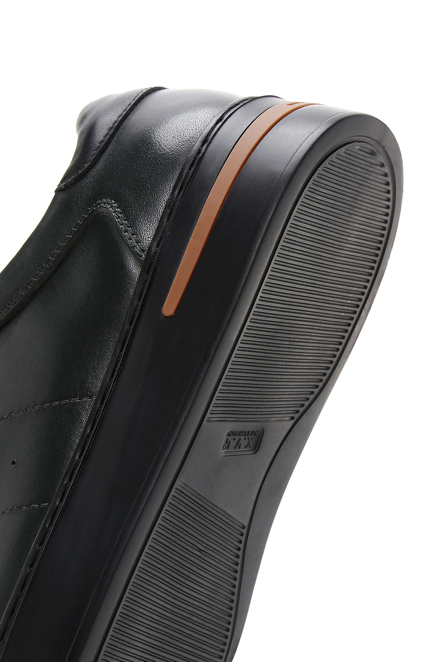Erkek Haki Deri Sneaker