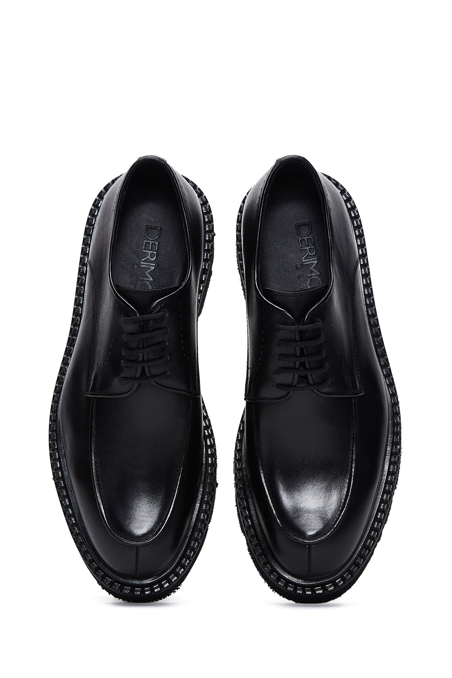 Men's Black Leather Casual Shoes