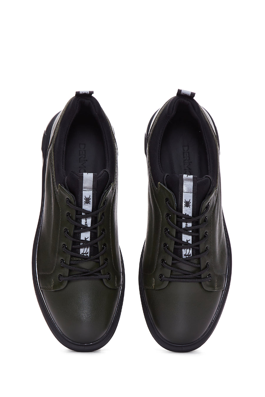 Men's Khaki Leather Casual Sneaker