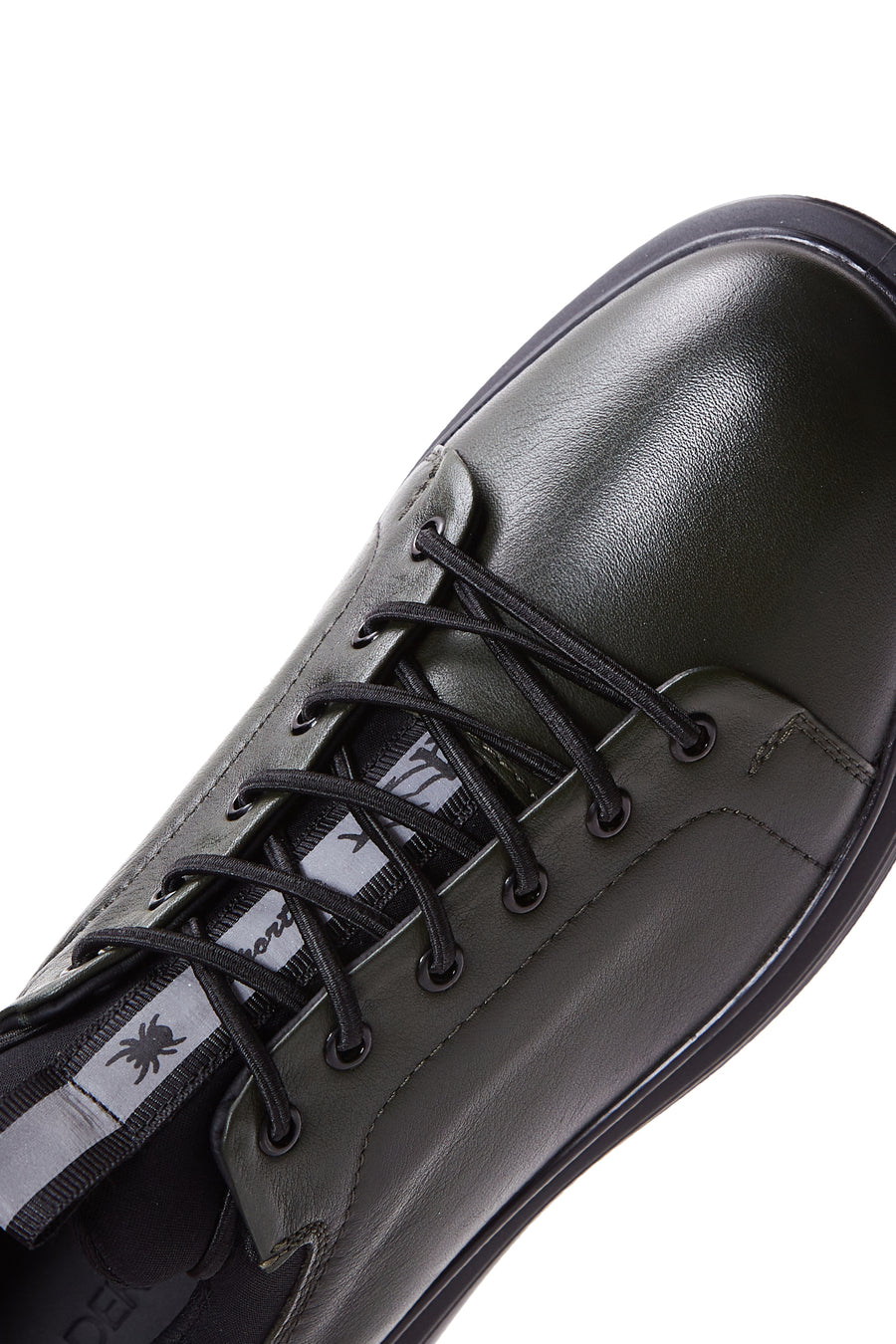 Men's Khaki Leather Casual Sneaker
