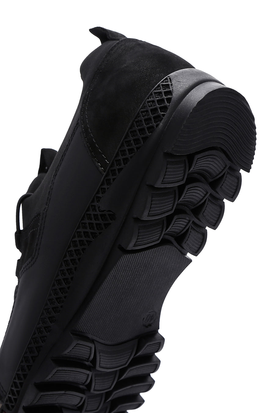 Erkek Siyah Deri Sneaker