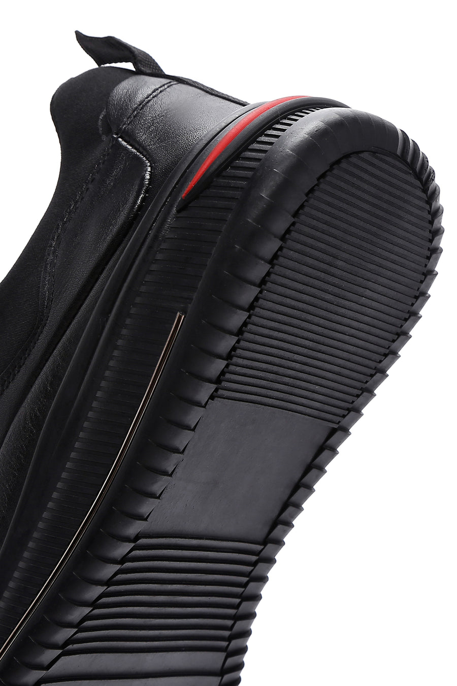 Men's Black Leather Sneaker