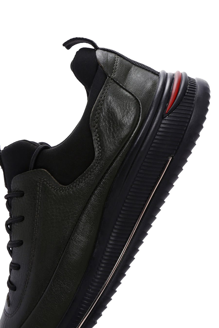 Men's Khaki Leather Sneaker