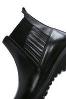 Men's Black Leather Chelsea Boots | Derimod