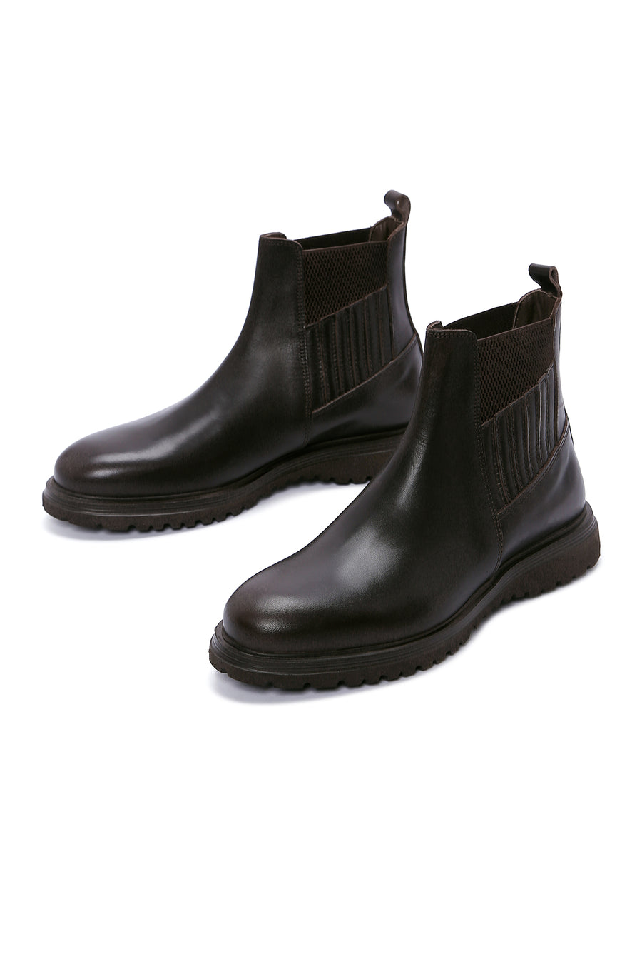 Men's Brown Leather Chelsea Boots