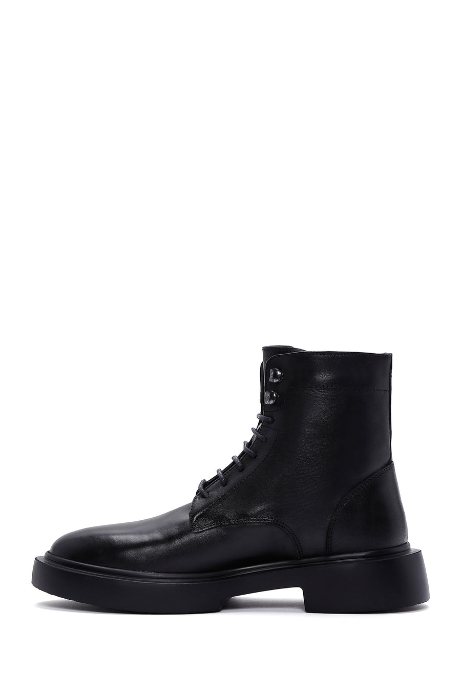 Men's Black Leather Boots