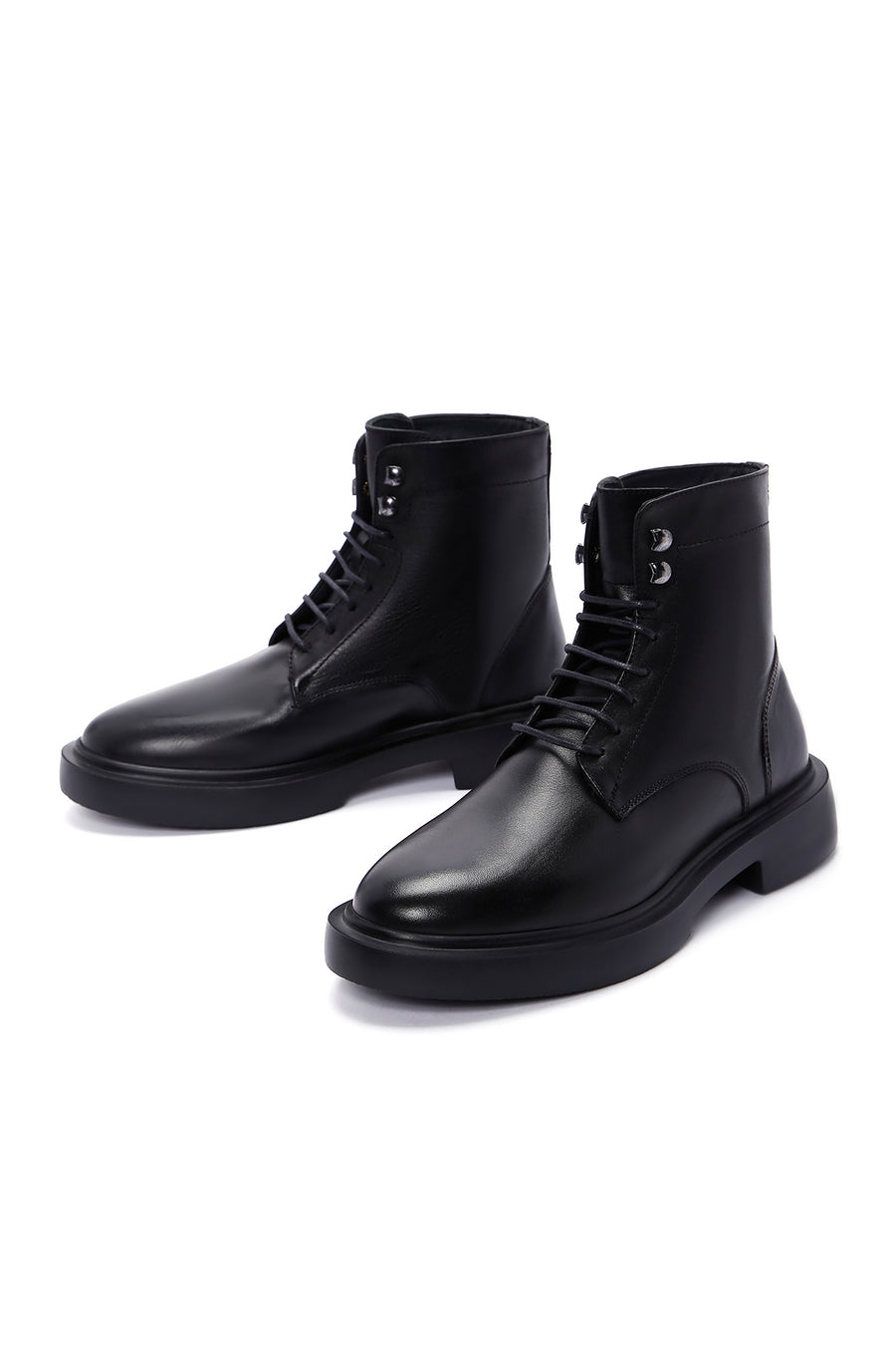 Men's Black Leather Boots