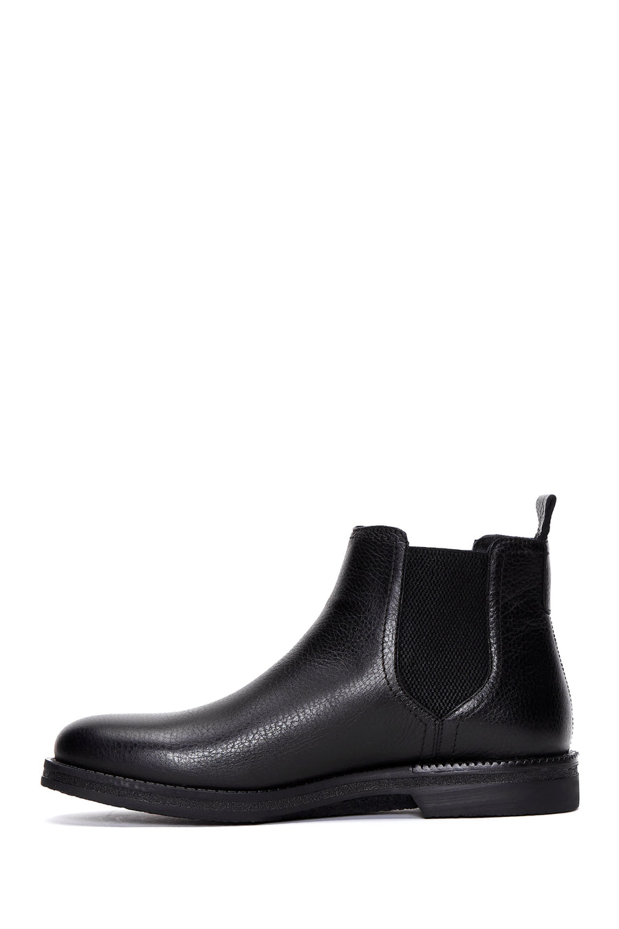 Men's Black Leather Chelsea Boots