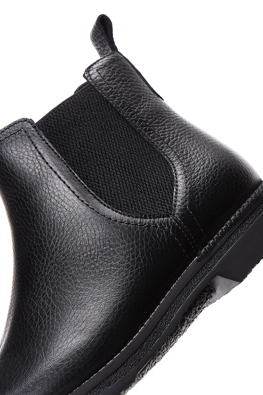 Men's Black Leather Chelsea Boots