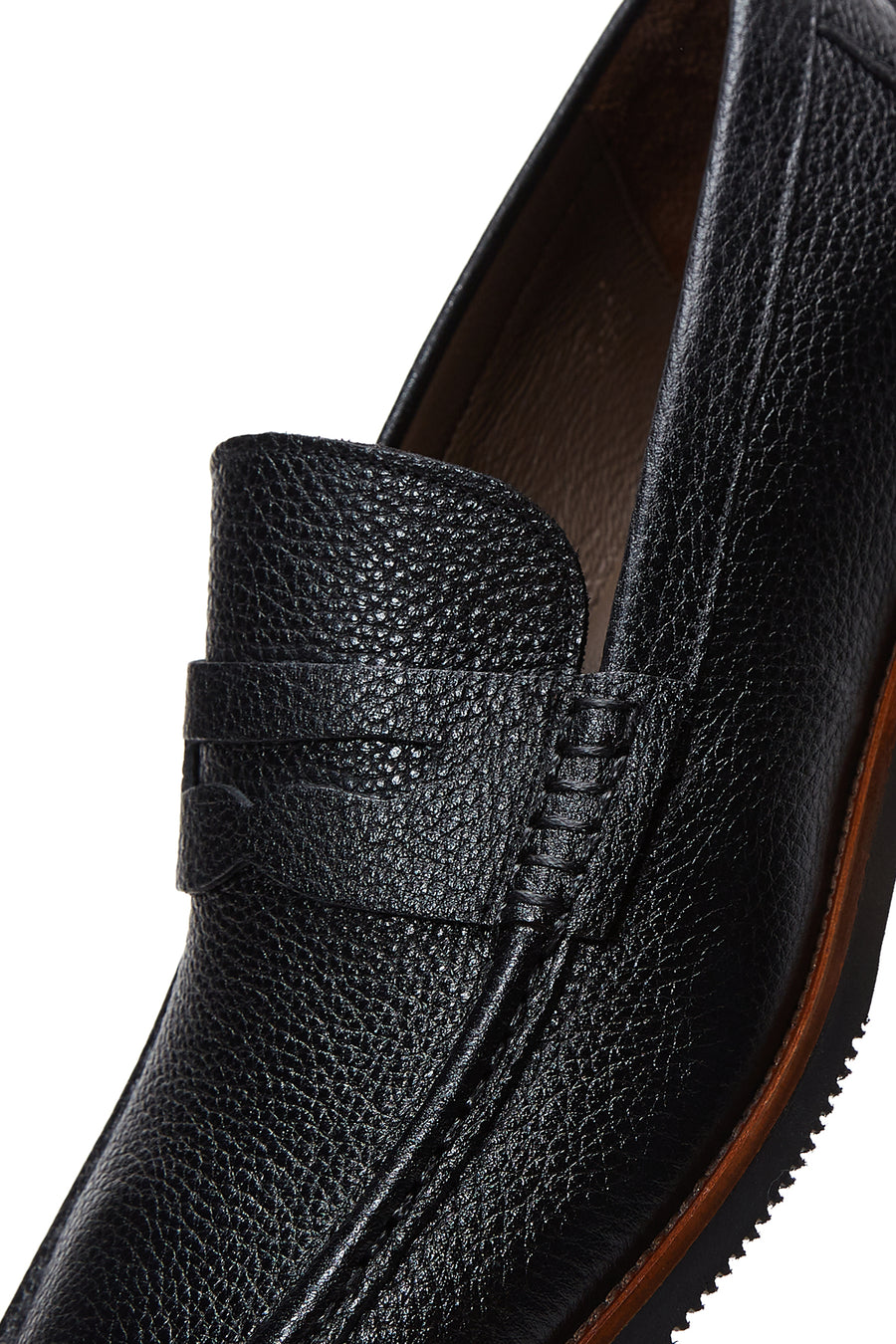 Erkek Siyah Deri Casual Loafer