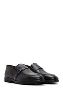 Erkek Siyah Deri Casual Loafer | Derimod