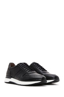 Erkek Siyah Deri Sneaker | Derimod