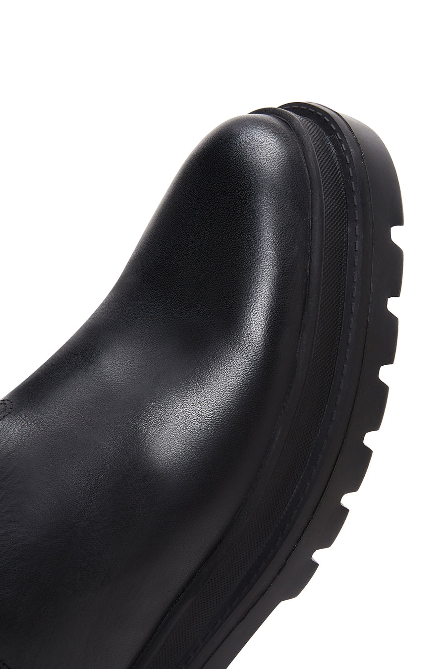 Men's Black Leather Casual Chelsea Boots