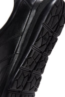 Erkek Siyah Deri Casual Sneaker | Derimod