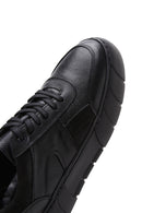 Erkek Siyah Deri Kalın Tabanlı Sneaker | Derimod