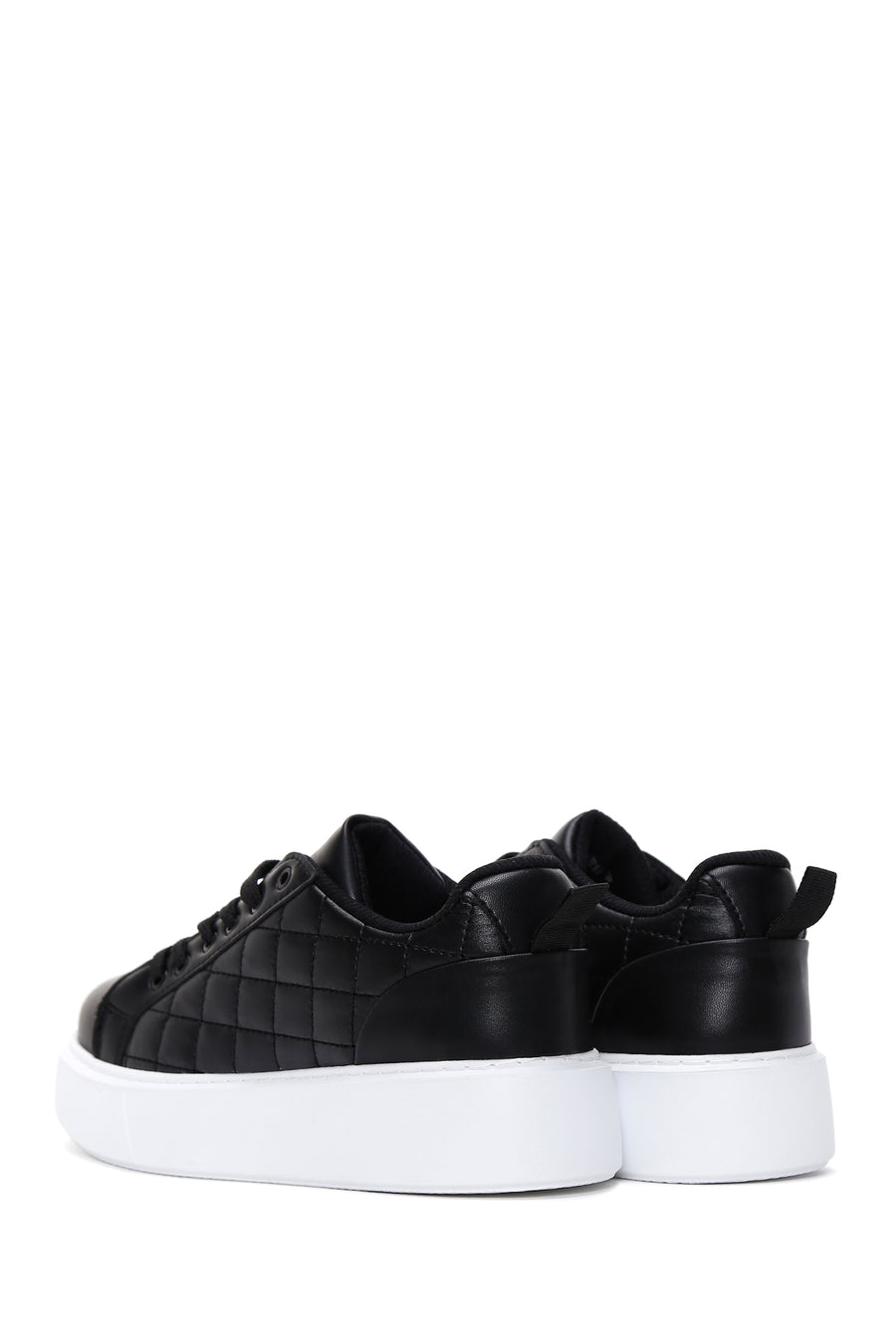 Kadın Siyah Kalın Tabanlı Sneaker