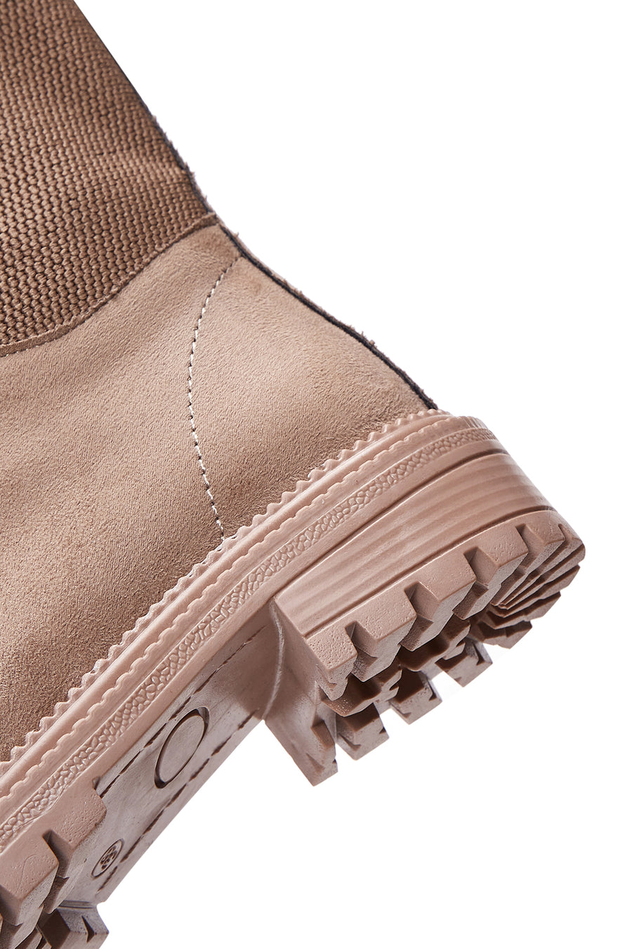Women's Beige Suede Boots