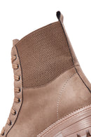 Women's Beige Suede Boots | Derimod