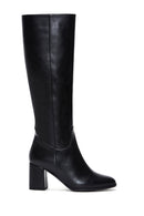 Women's Black Thick Heeled Boots | Derimod