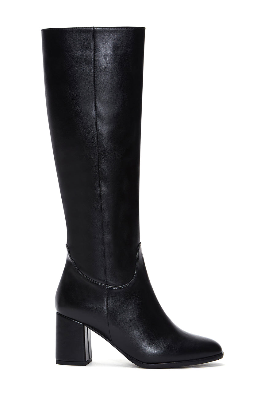 Women's Black Thick Heeled Boots 23WFE253218 | Derimod