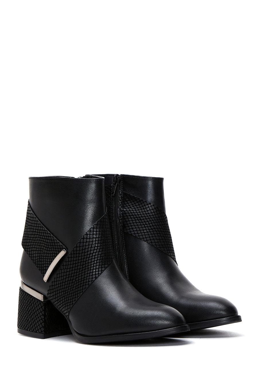 Women's Black Heeled Boots