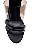 Women's Transparent Detailed Heeled Slippers | Derimod