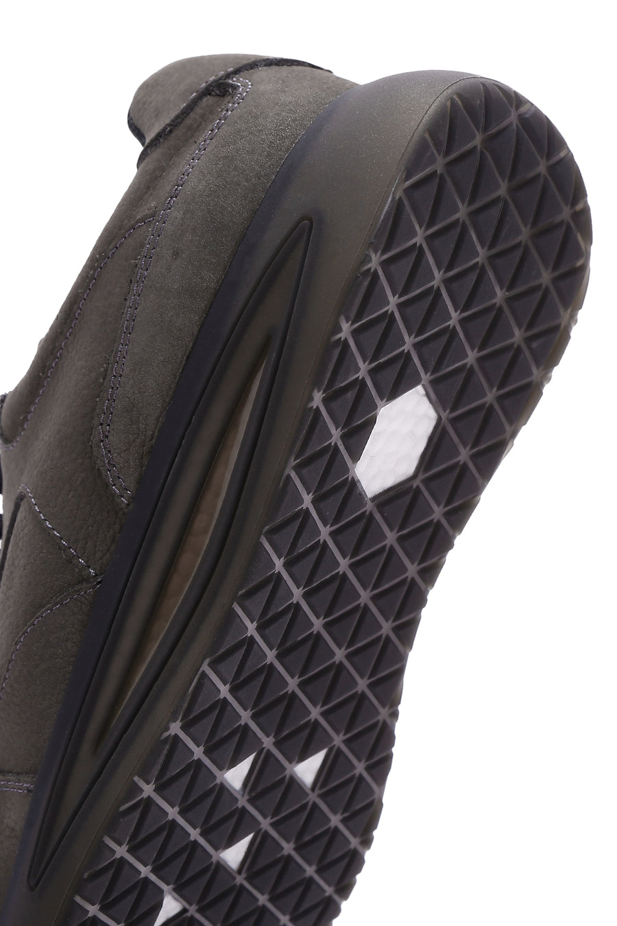 Erkek Gri Nubuk Deri Sneaker