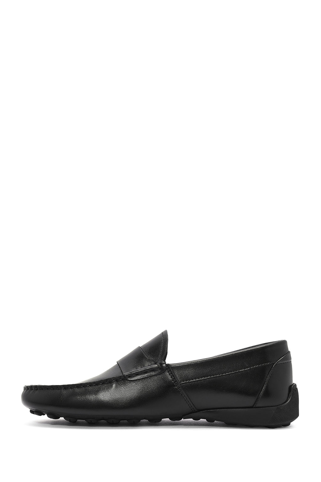 Erkek Siyah Deri Casual Loafer
