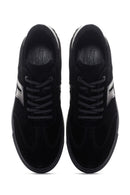 Erkek Siyah Süet Deri Sneaker | Derimod