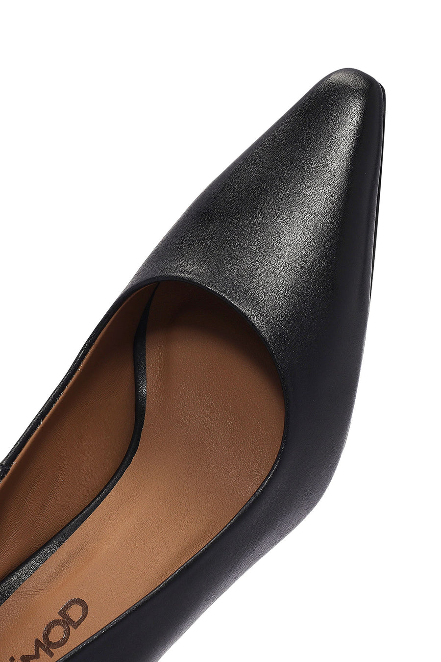 Kadın Siyah İnce Topuklu Deri Stiletto