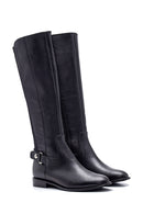 Women's Leather Buckle Detailed Boots | Derimod
