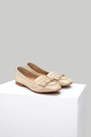 Sarı Kadın Deri Loafer | Derimod