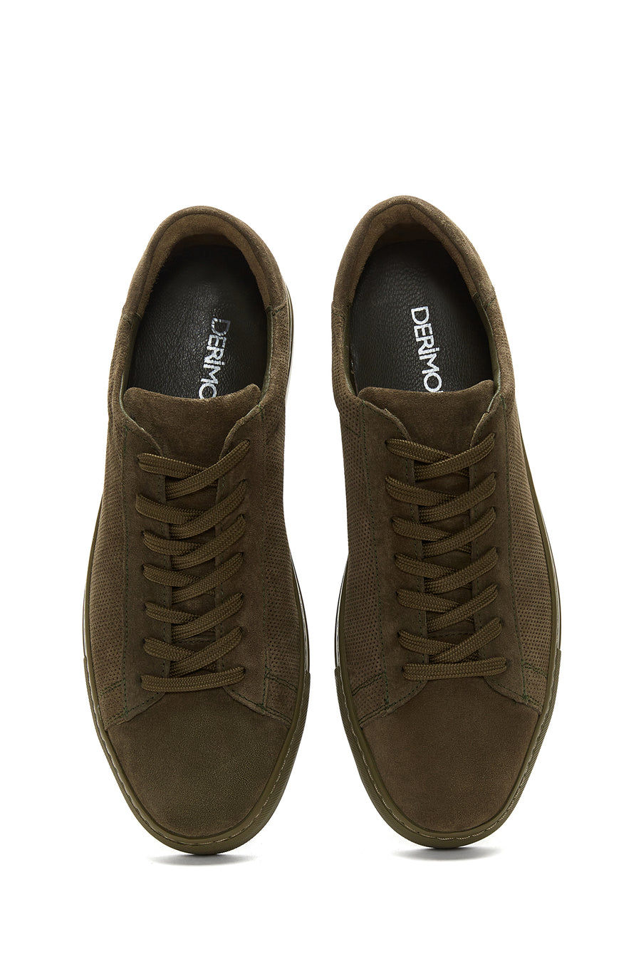 Men's Khaki Leather Suede Sneaker