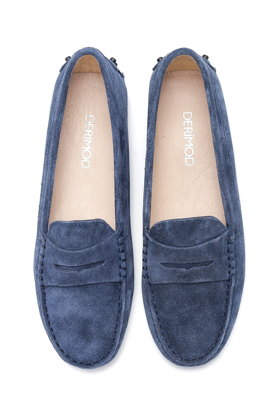 Kadın Deri Süet Loafer