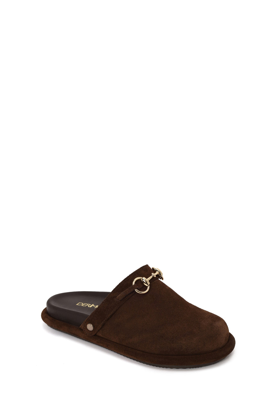 Woman Brown Suede Mule Slipper