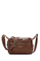 Women's Tan Long Strap Crossbody Bag | Derimod