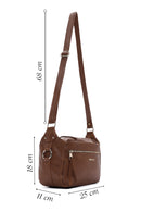 Women's Tan Long Strap Crossbody Bag | Derimod