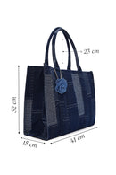 Women's Blue Fabric Shoulder Bag | Derimod