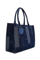 Women's Blue Fabric Shoulder Bag | Derimod
