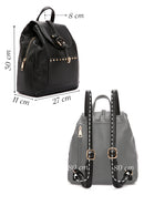 Women's Black Backpack | Derimod