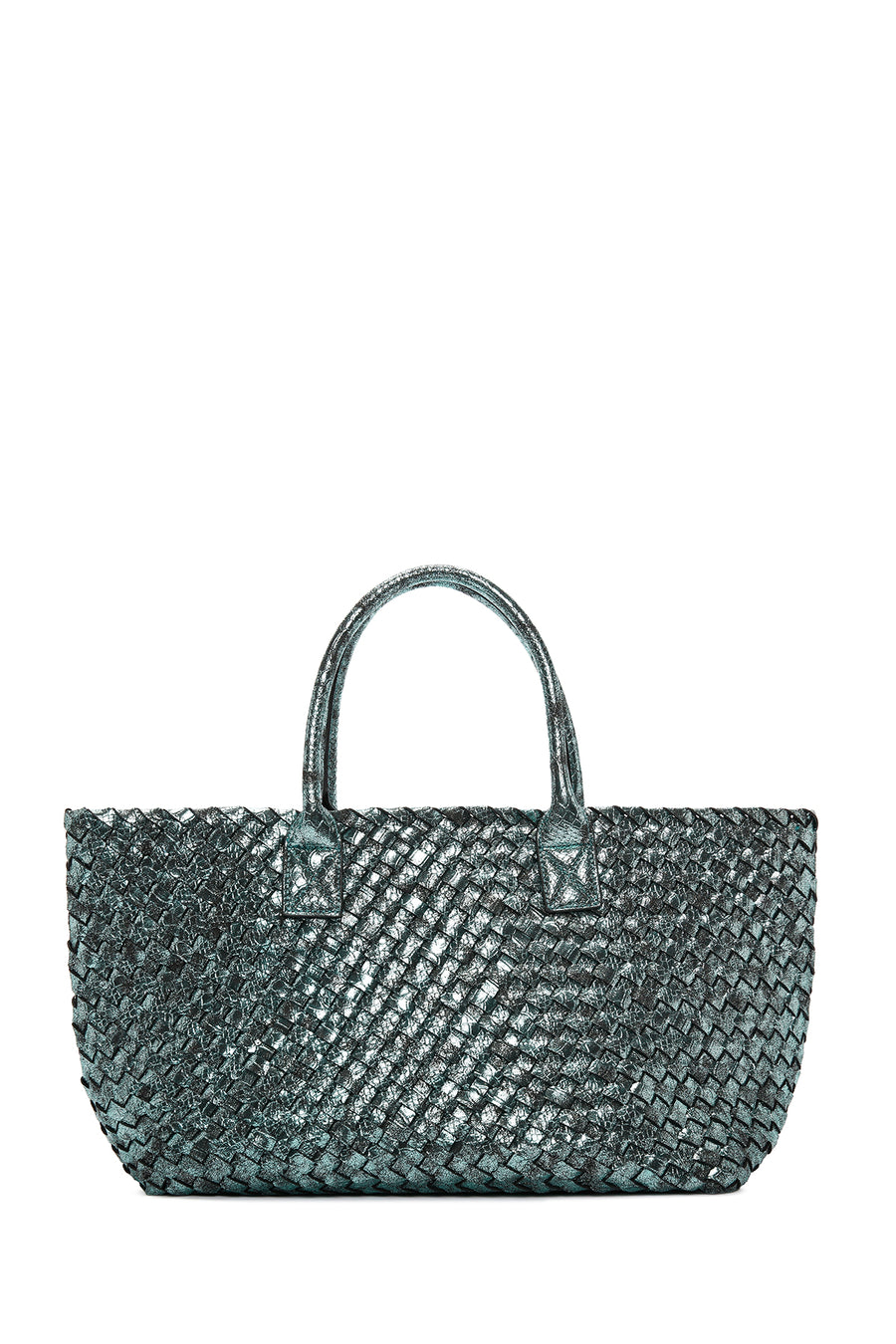 Women's Green Knitted Shoulder Bag