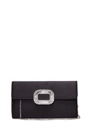Women's Black Long Chain Strap Clutch Bag | Derimod