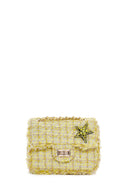 Women's Yellow Long Strap Shoulder Bag with Accessories | Derimod